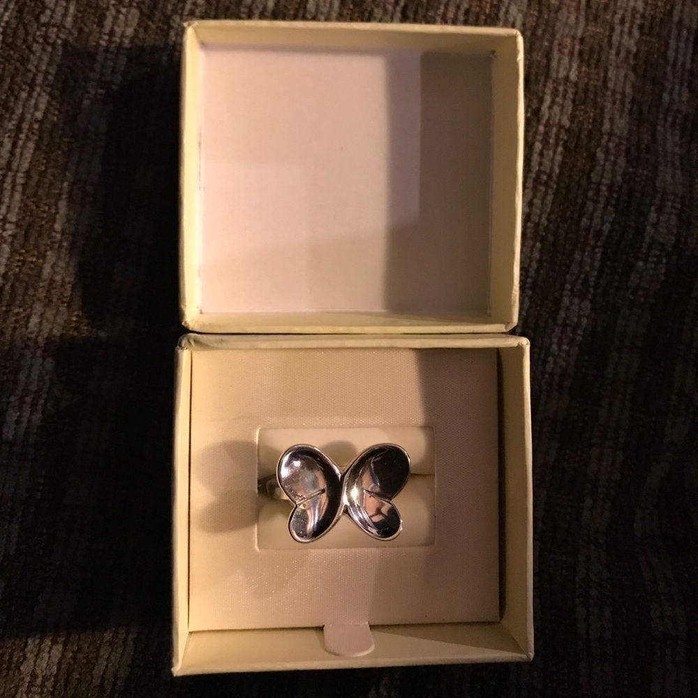 Bolivia Size 7 Sterling Silver Butterfly Ring NWT